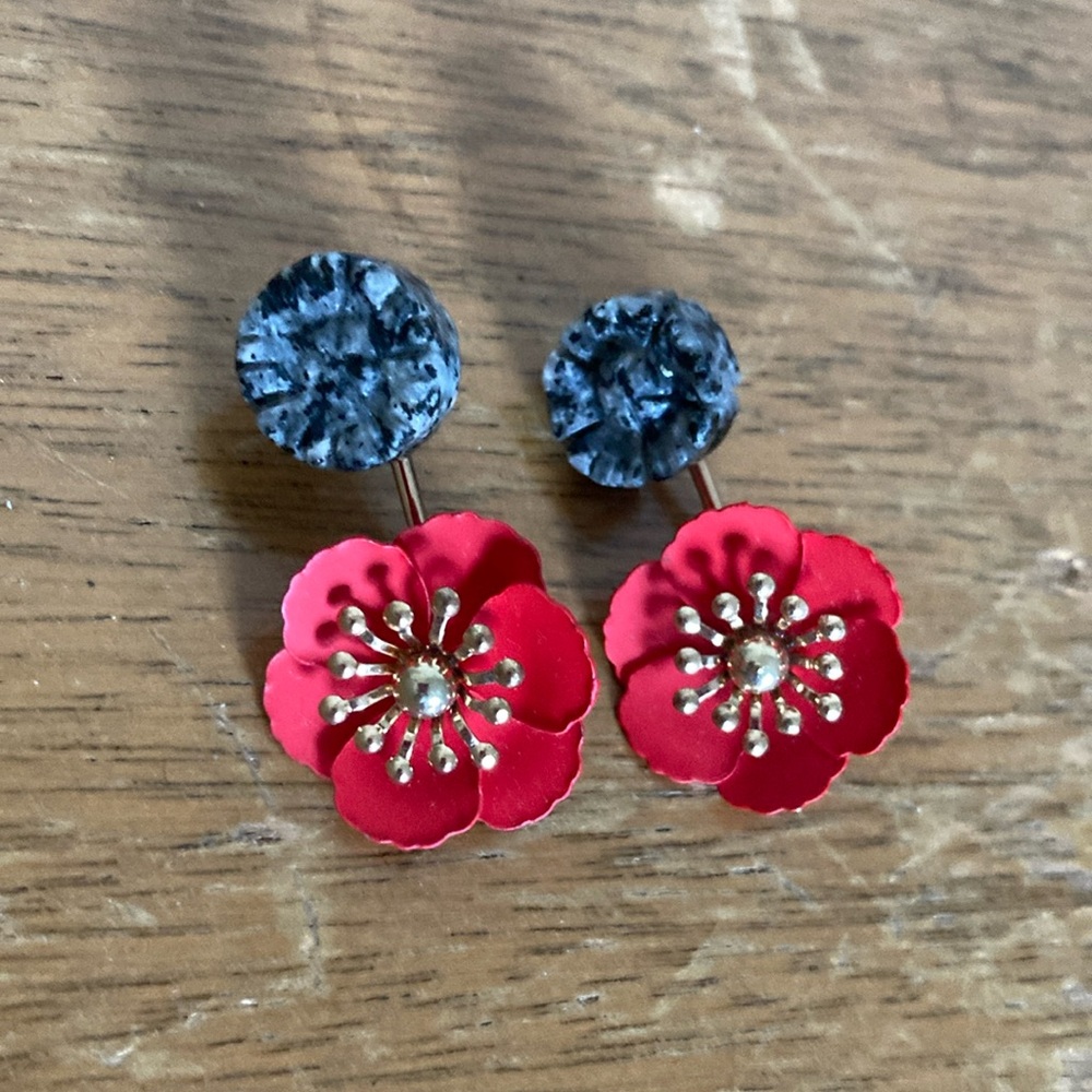 🌼3x10🌼 Poppy Earrings